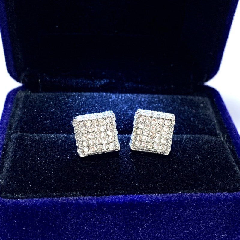 Boucles D'oreilles Gold Square