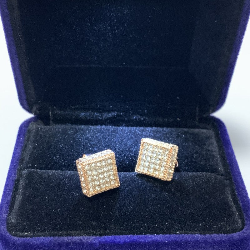 Boucles D'oreilles Gold Square