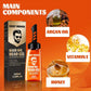 Men's 2-in-1 Hair Oil Head Gel with Argan Oil, Vitamin E, and Honey for shiny, healthy hair.
