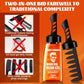 Men's 2-in-1 Oil Head Hair Cream and Wide Tooth Comb, ideal for simple and stylish hair styling.